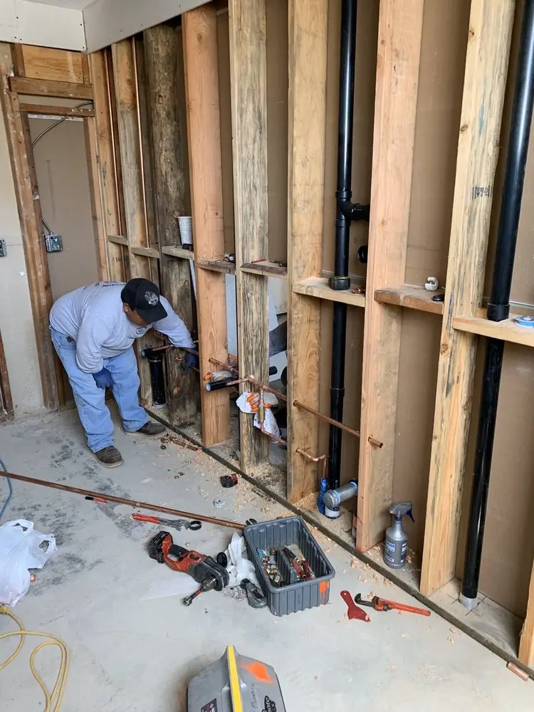 Commercial rough-in plumbing for Commercial Plumbing in North Edison